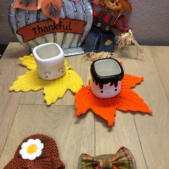 Avafort Marshmallows Shaped Hot Chocolate Mini Mugs. Thanksgiving/ fall decor - Picture 3 of 6